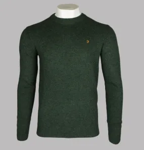 Farah Birchall Lambswool Jumper Evergreen