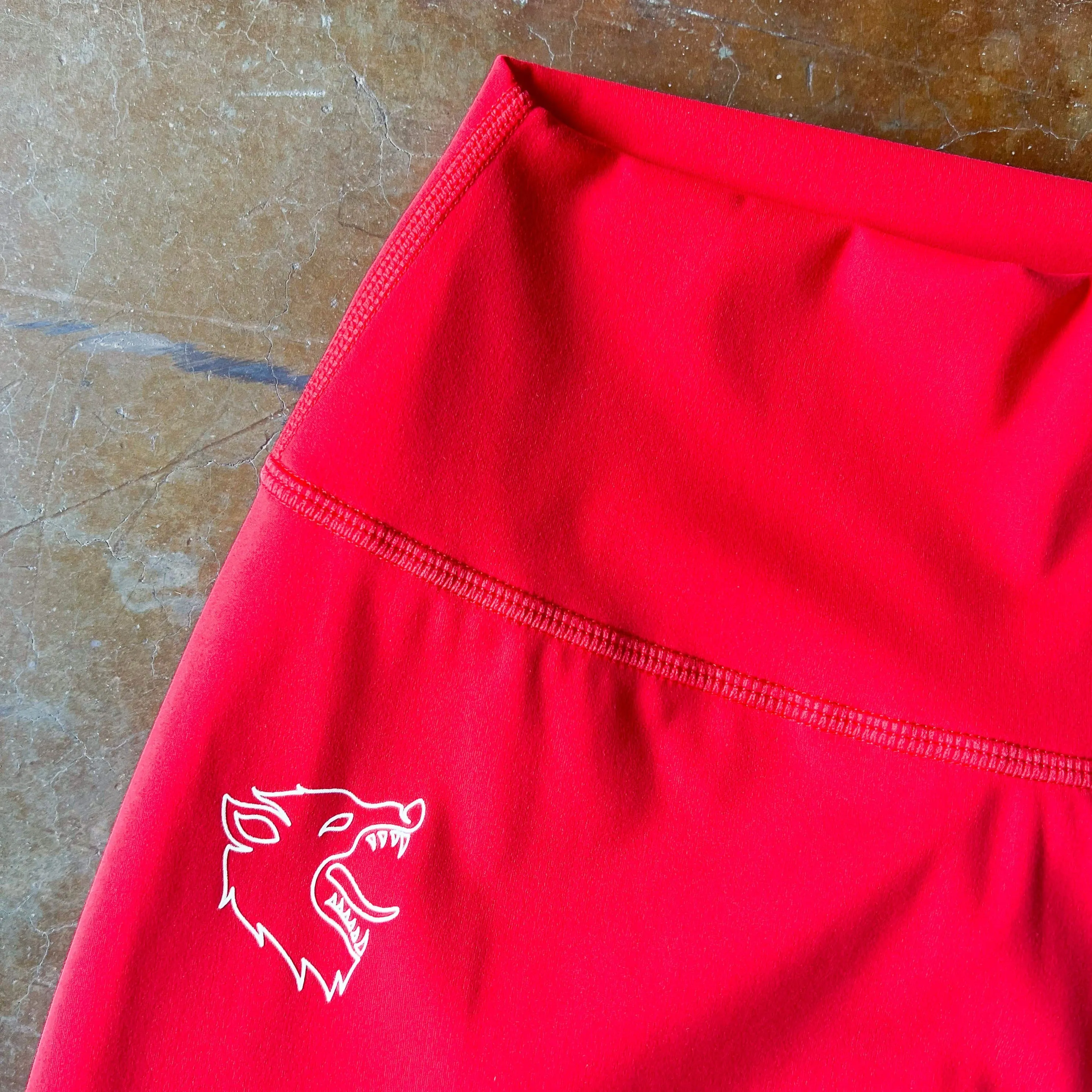 FLAME LEGGINGS - RED / WHITE