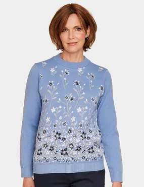 Floral Jacquard Jumper