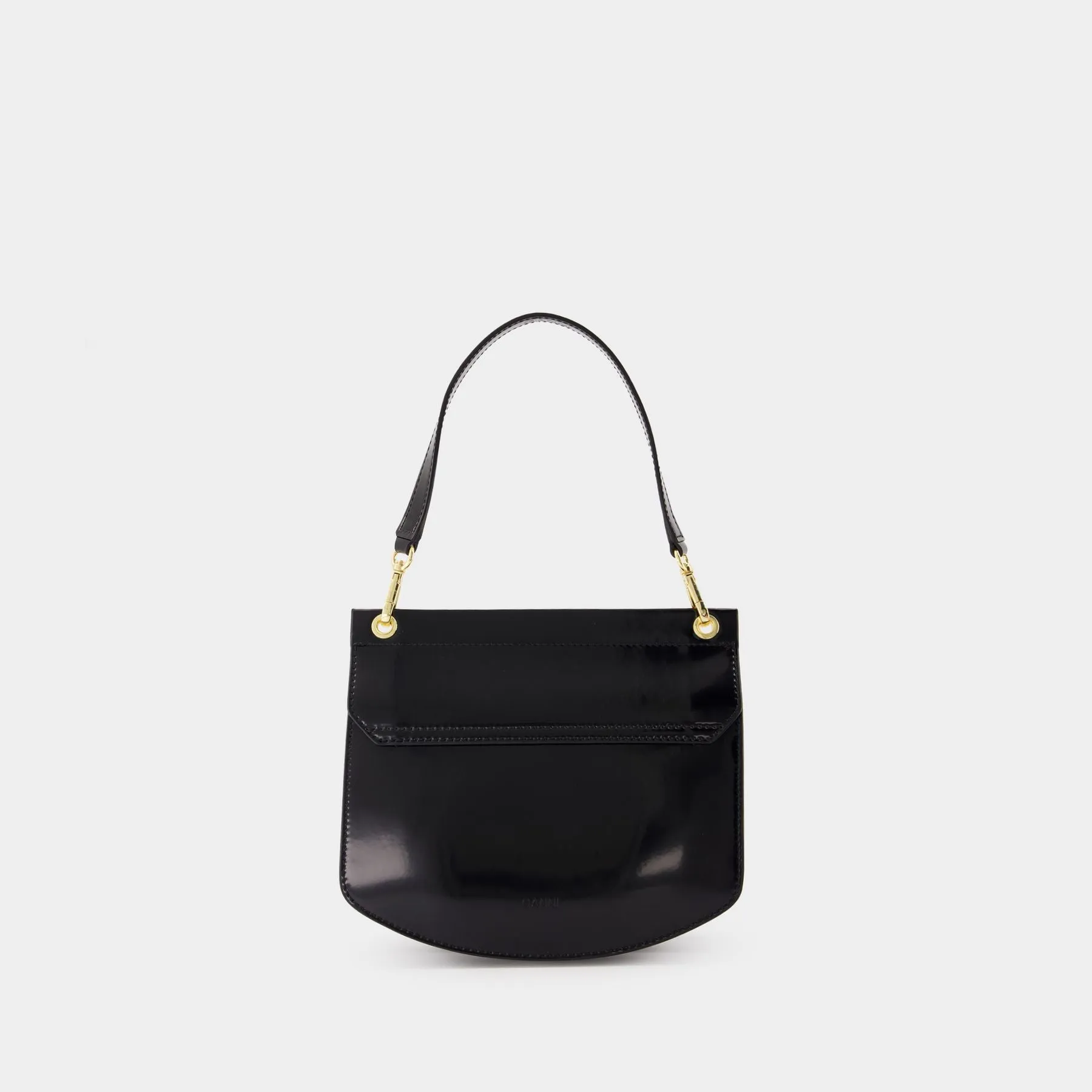 Ganni  Apo-G Small Bag - Ganni - Synthetic Leather - Black