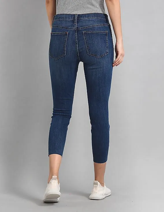 GAP Women Blue Super Skinny Fit High Waist Jeans