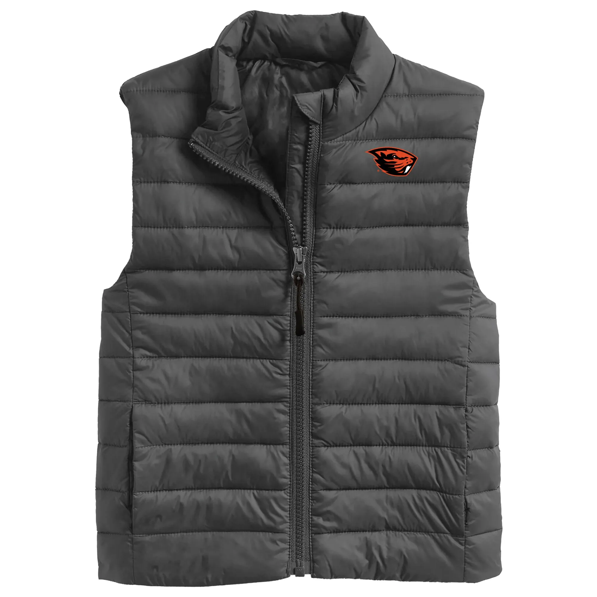 Garb Oregon State Beavers Youth Charcoal Kai Full-Zip Vest