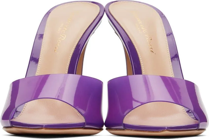 Gianvito Rossi Purple Elle 105 Heeled Sandals