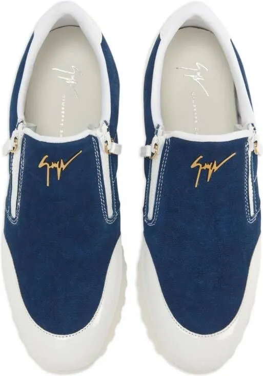 Giuseppe Zanotti Ilde Run zip-up sneakers Blue