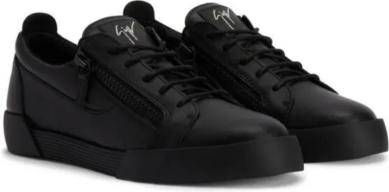 Giuseppe Zanotti The Shark 5.0 leather sneakers Black