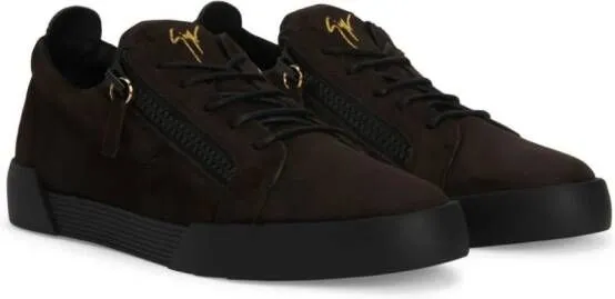 Giuseppe Zanotti The Shark 5.0 suede sneakers Brown