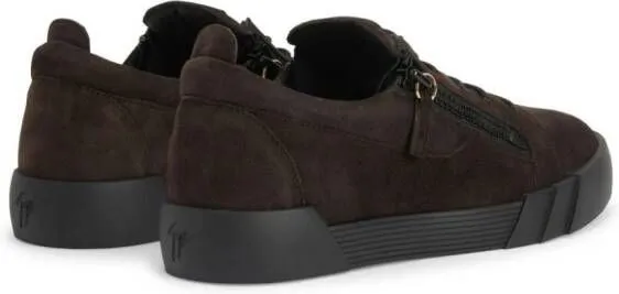 Giuseppe Zanotti The Shark 5.0 suede sneakers Brown