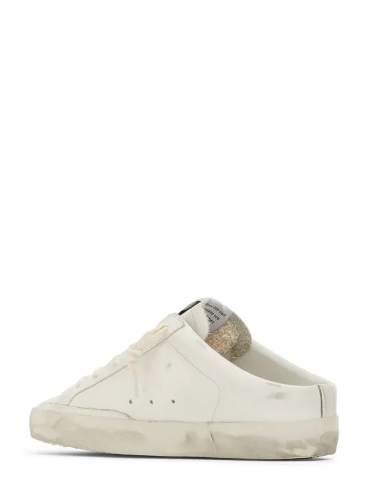 Golden Goose   20mm Super-Star leather mule sneakers 