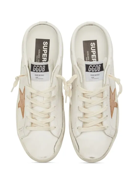 Golden Goose   20mm Super-Star leather mule sneakers 