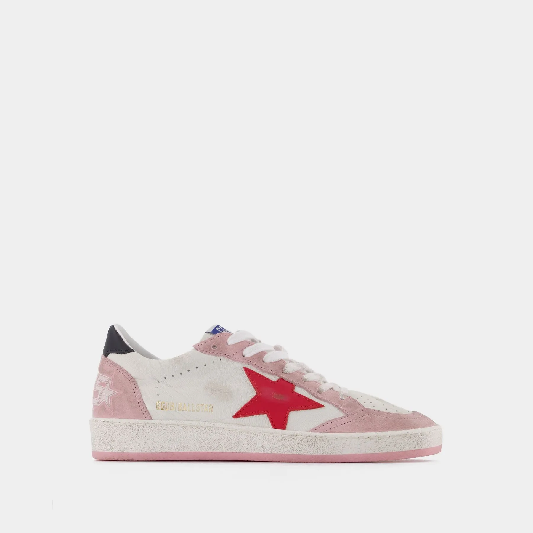 Golden Goose Deluxe Brand  Ball Star Sneakers in White Leather