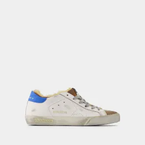 Golden Goose Deluxe Brand  Super Star Sneakers in White Leather