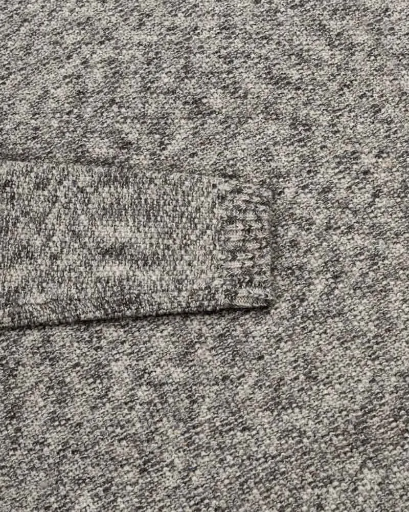 Grey Melange Crew Neck Jumper