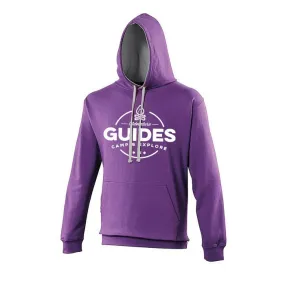 Guides Camp & Explore Hoodie - Purple/Heather Grey