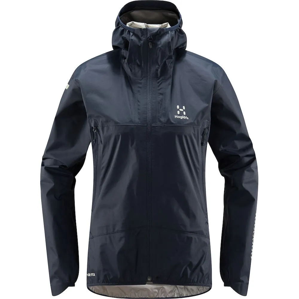 Hagl\u00f6fs - L.I.M GORE-TEX\u00ae Hardshell Jacket Women tarn blue