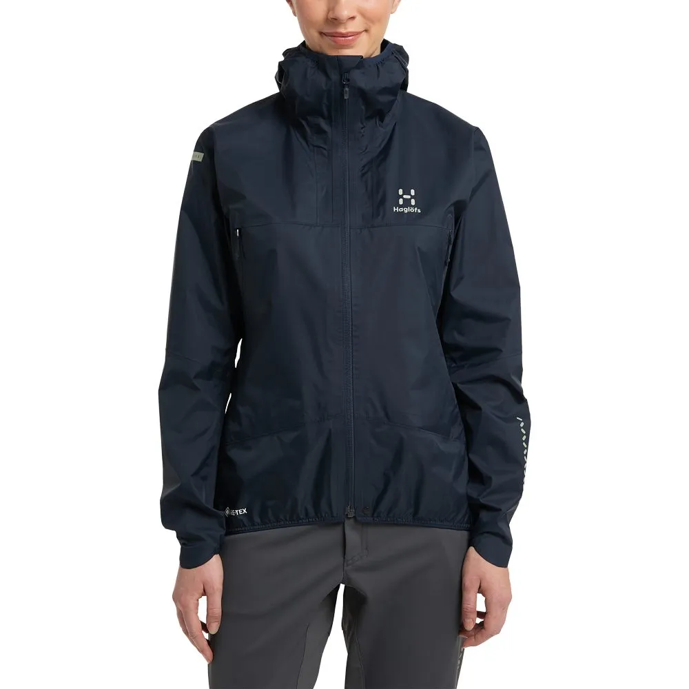 Hagl\u00f6fs - L.I.M GORE-TEX\u00ae Hardshell Jacket Women tarn blue