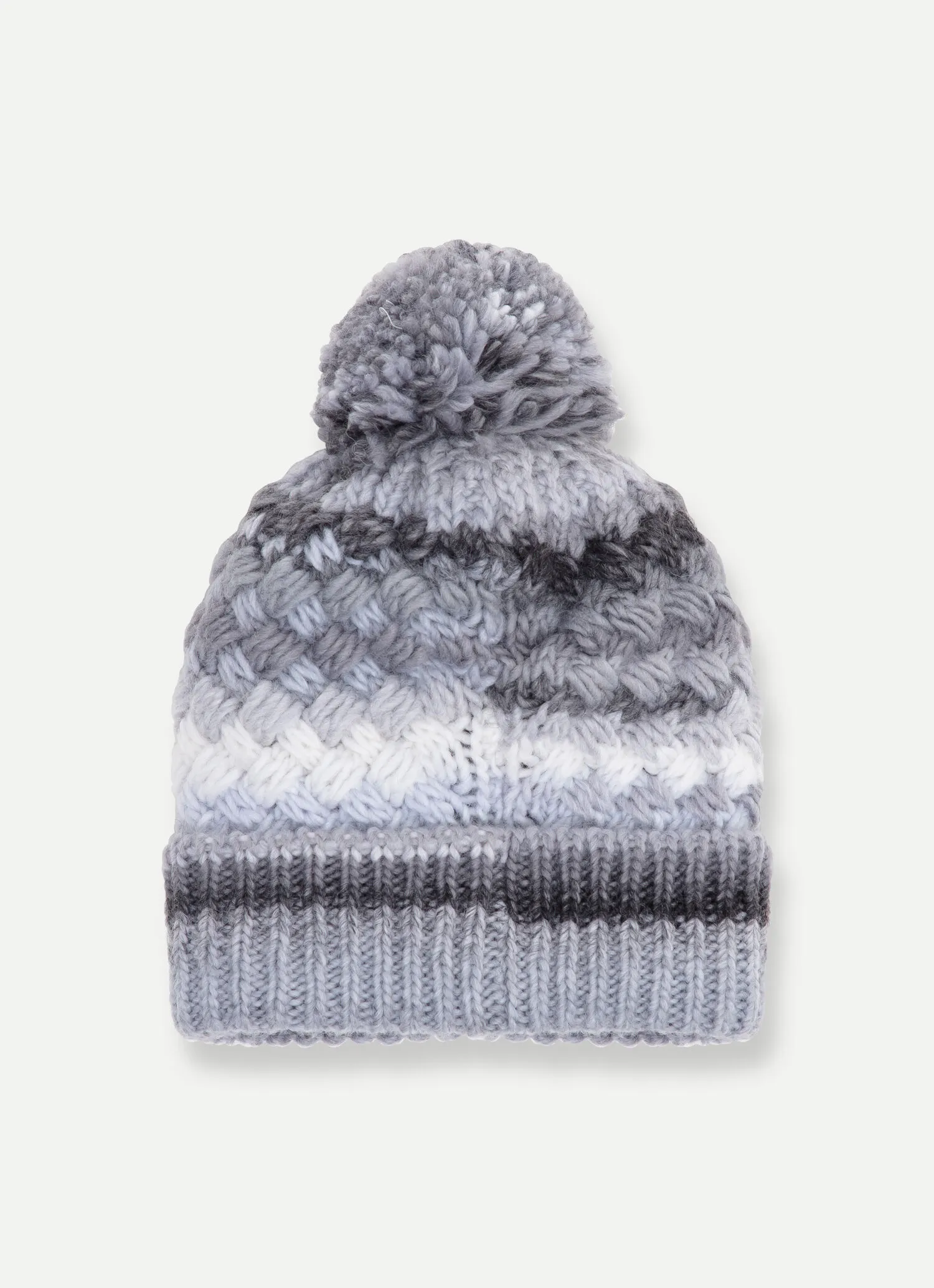 Hat with dip-dye print -