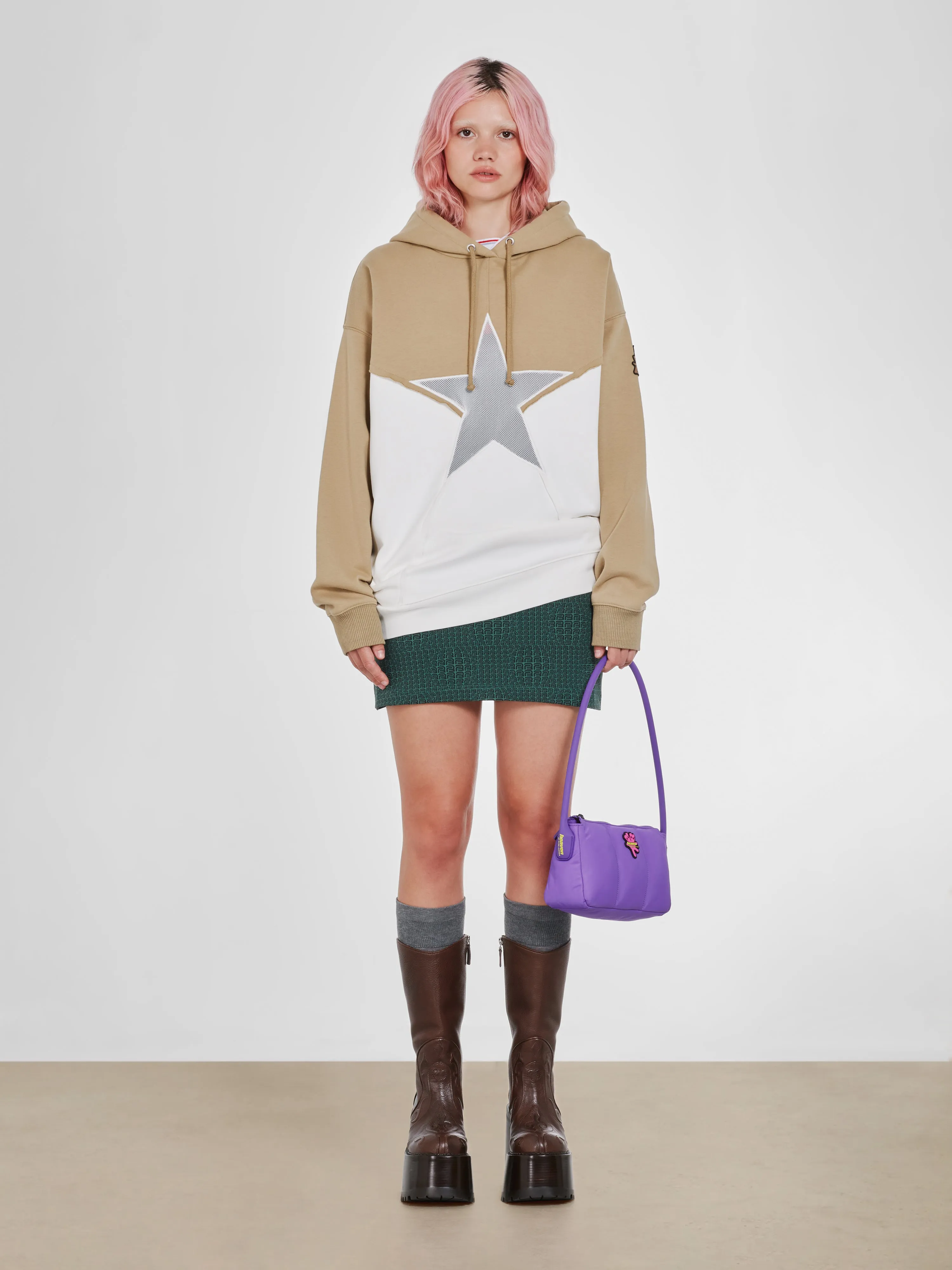 Heaven By Marc Jacobs - Women’s Barragan Star Insert Hoodie - (Camel)