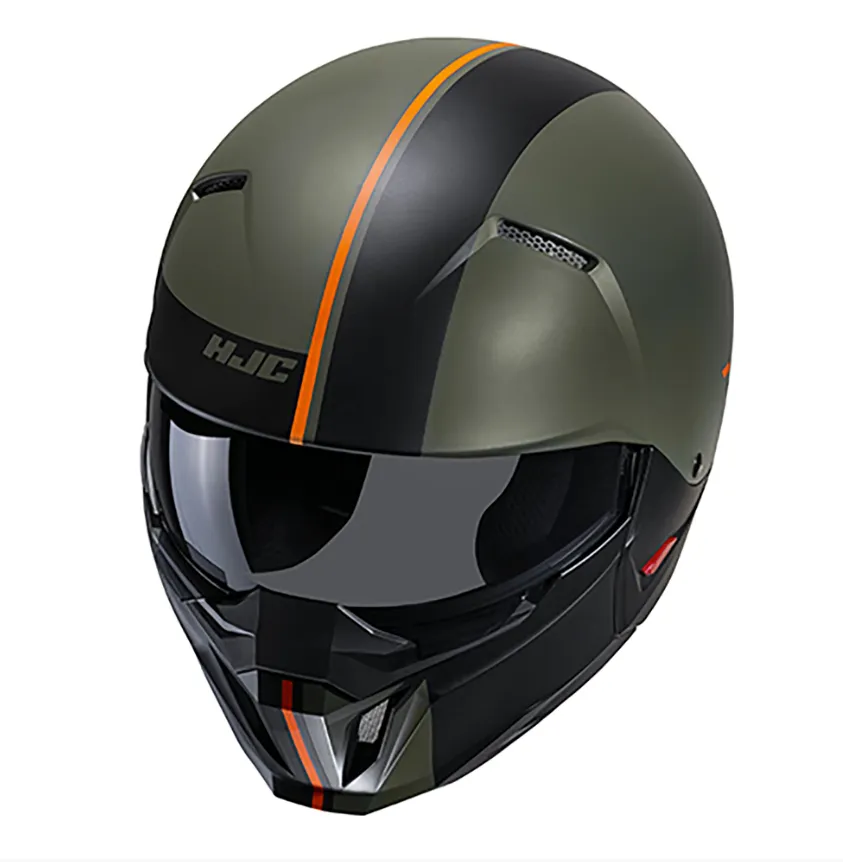 HJC I20 Batol MC4SF Green Full / Open Face Helmet