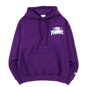 HONEY FUCKING DIJON PETER PAID 'THE TUNNEL' HOODIE DARK PURPLE