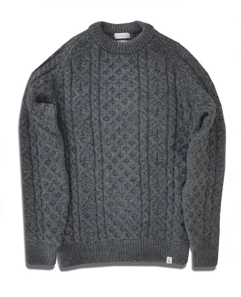 Hudson Aran Jumper Steel