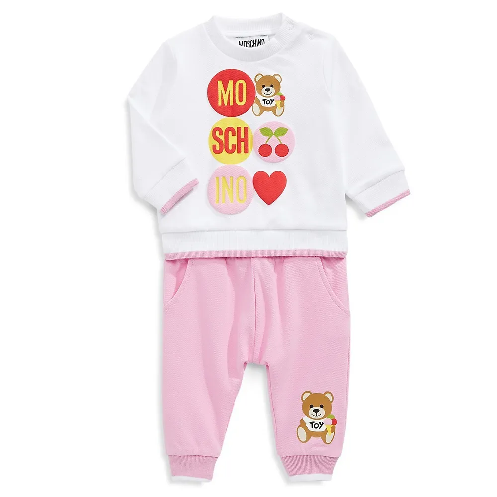 Hudson's Bay Baby Girl's 2-Piece Sweatshirt and Joggers Set