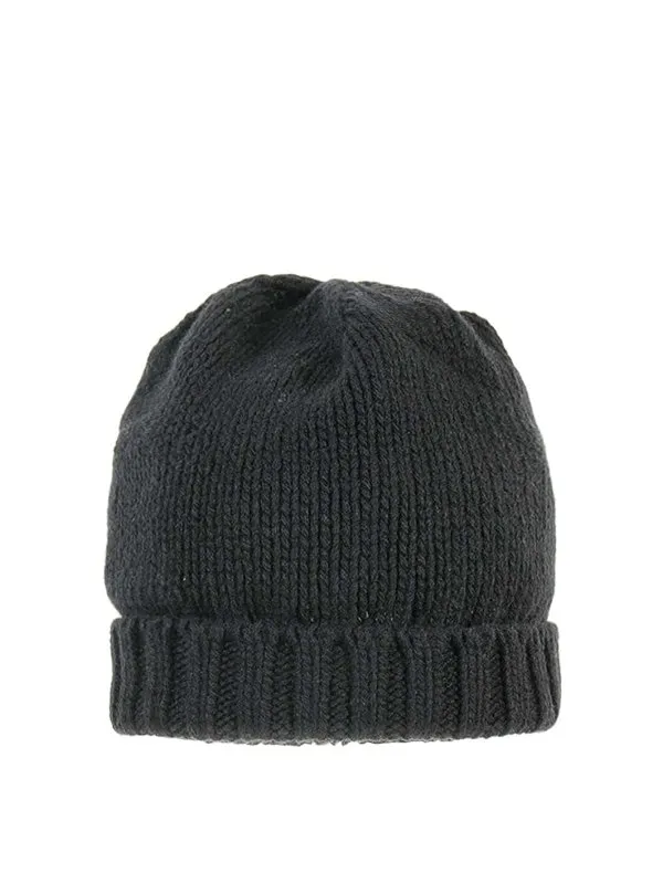 Inverni Cashmere hat in black colour