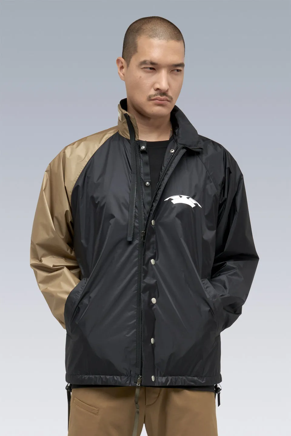 J95-WS 2L Gore-Tex Infinium Windstopper Jacket - Black/Khaki