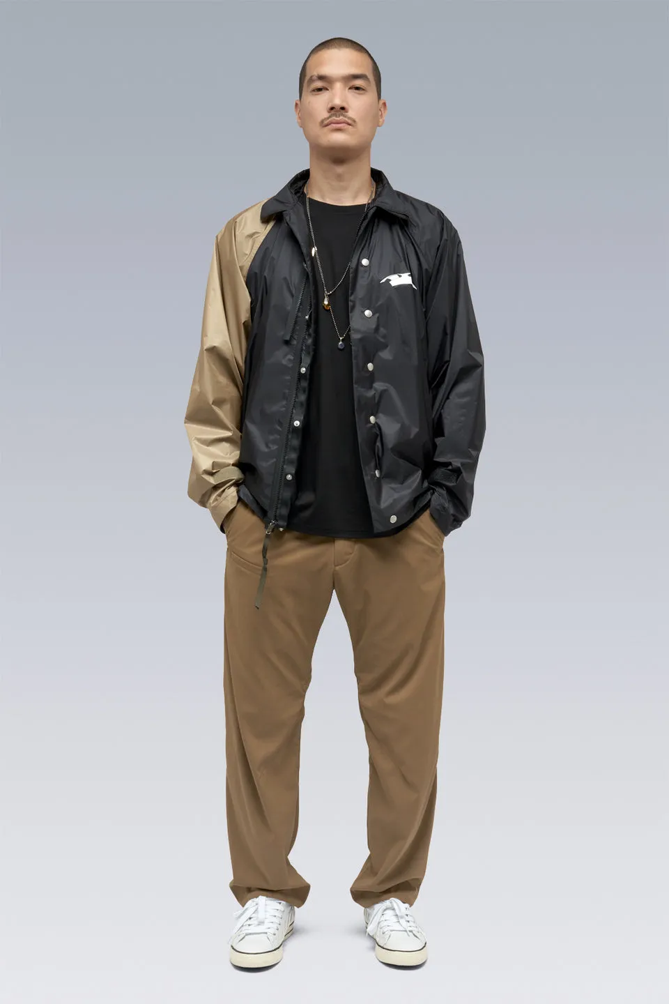 J95-WS 2L Gore-Tex Infinium Windstopper Jacket - Black/Khaki