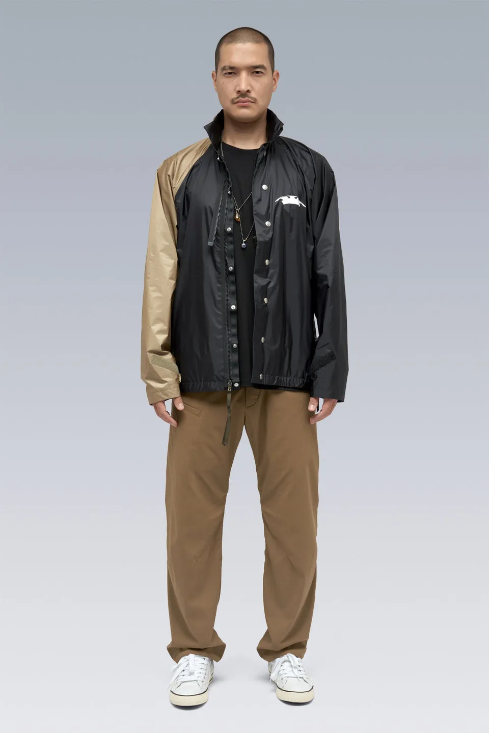 J95-WS 2L Gore-Tex Infinium Windstopper Jacket - Black/Khaki