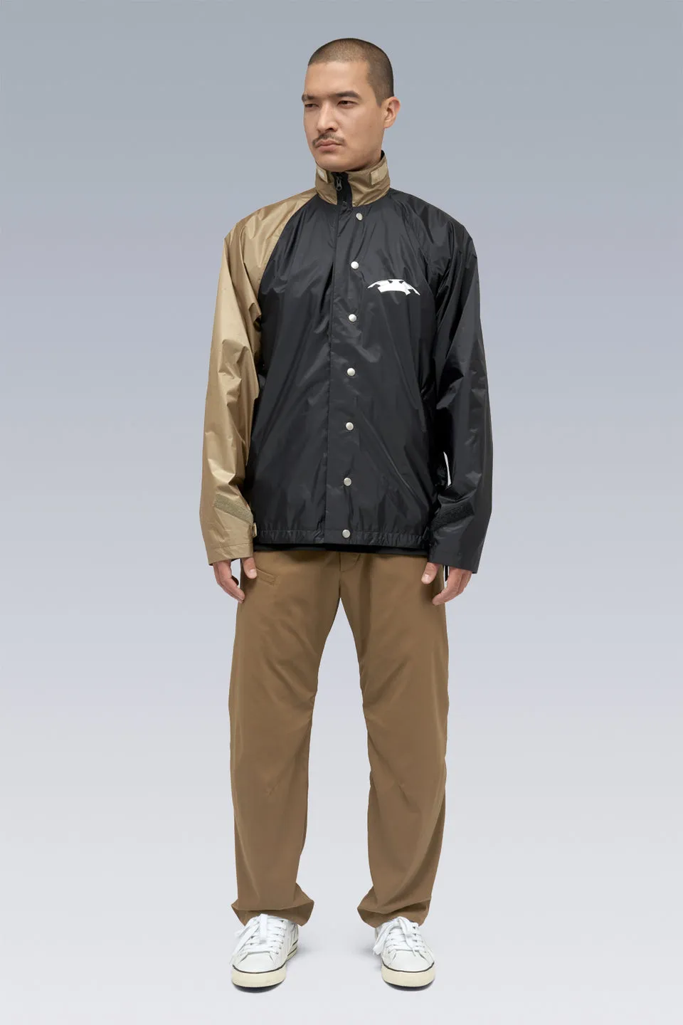 J95-WS 2L Gore-Tex Infinium Windstopper Jacket - Black/Khaki