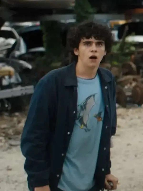 Jack Dylan Grazer Shazam Fury of the Gods Blue Cotton Jacket