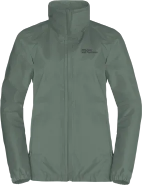 Jack Wolfskin Women's Stormy Point 2-Layer Jacket Hedge Green | Buy Jack Wolfskin Women's Stormy Point 2-Layer Jacket 