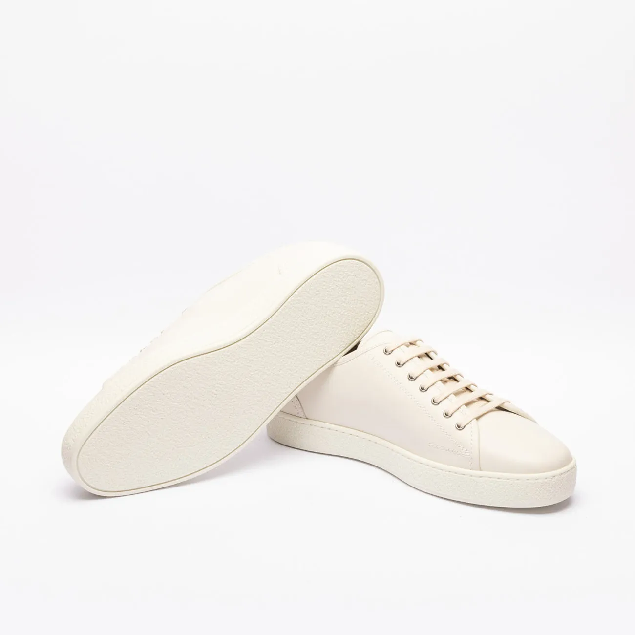 John Lobb John Lobb Stockwell low-top sneakers in white leather