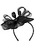 Jon Richard Black Hat Fascinator