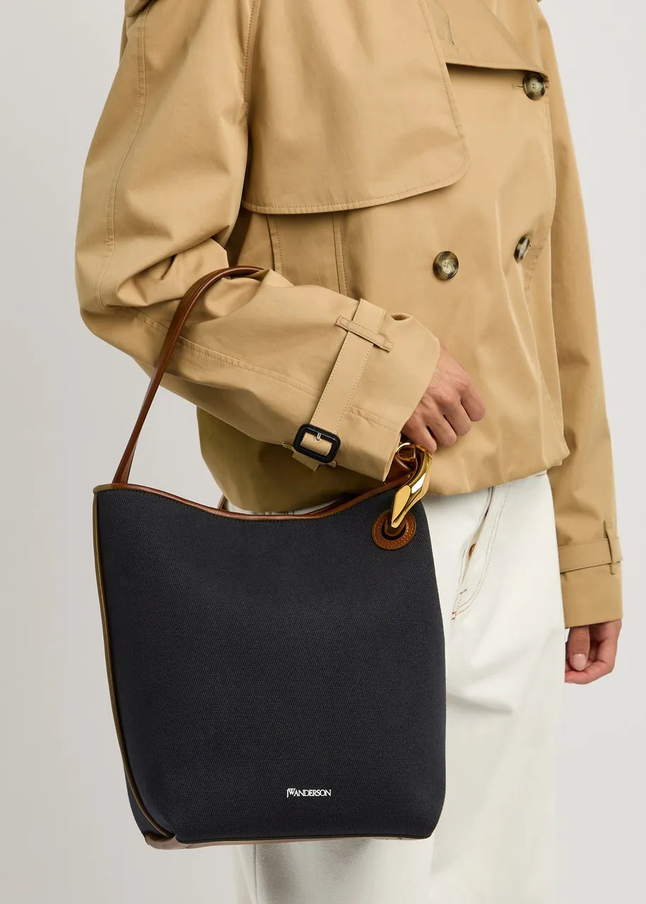 JW ANDERSON Corner Bucket canvas top handle bag  -                         -                     -                