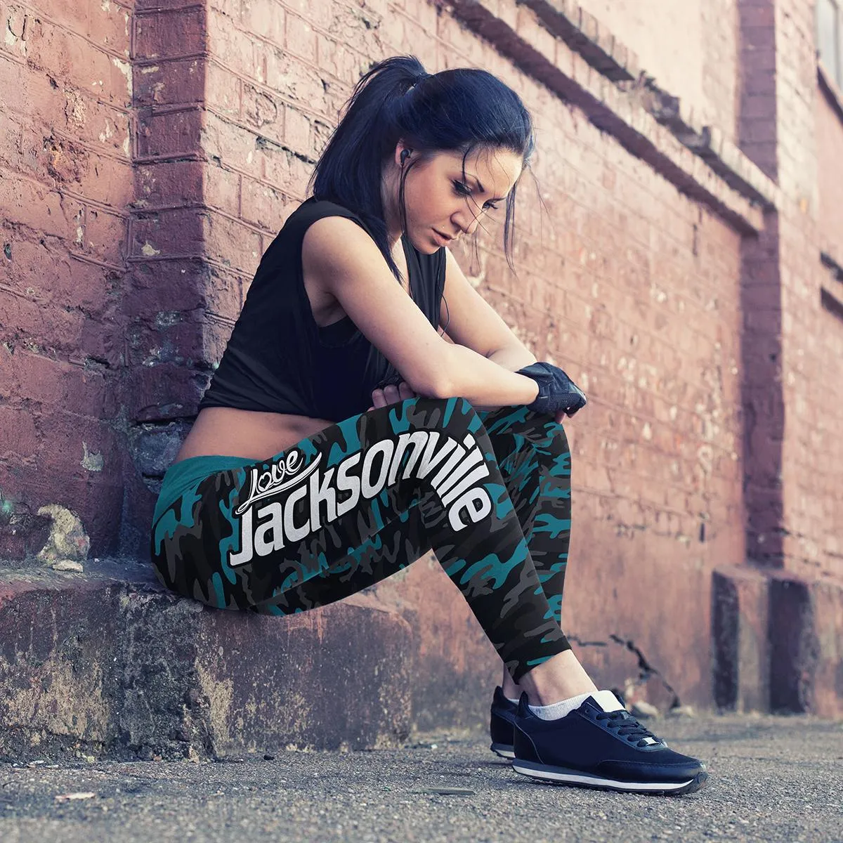 JX FB Camo Leggings