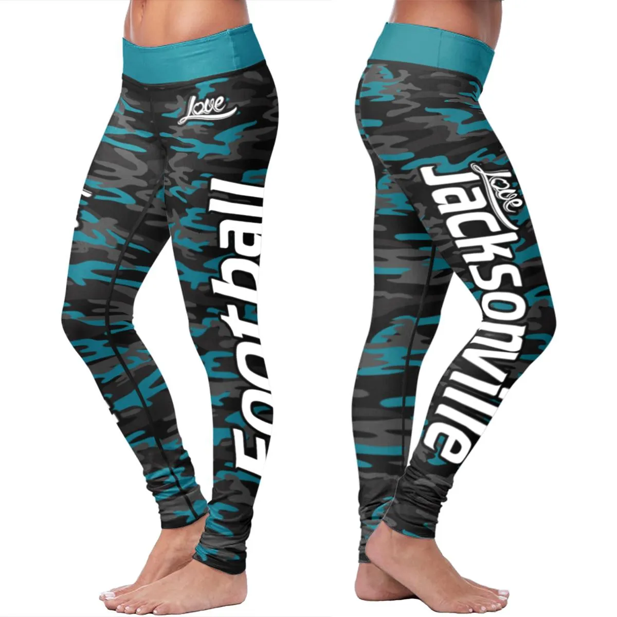 JX FB Camo Leggings