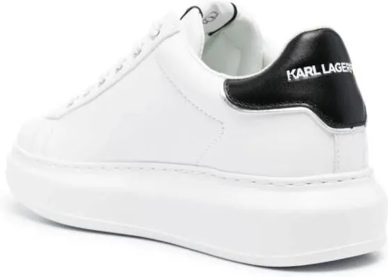 Karl Lagerfeld K Ikonik leather trainers White