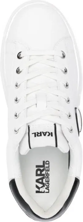 Karl Lagerfeld K Ikonik leather trainers White