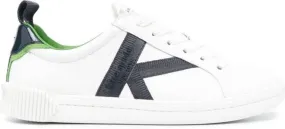 Kate Spade embossed-logo leather sneakers White