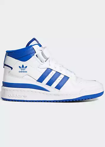 Kids Forum Mid Basketball Trainers by adidas Originals | Look Again