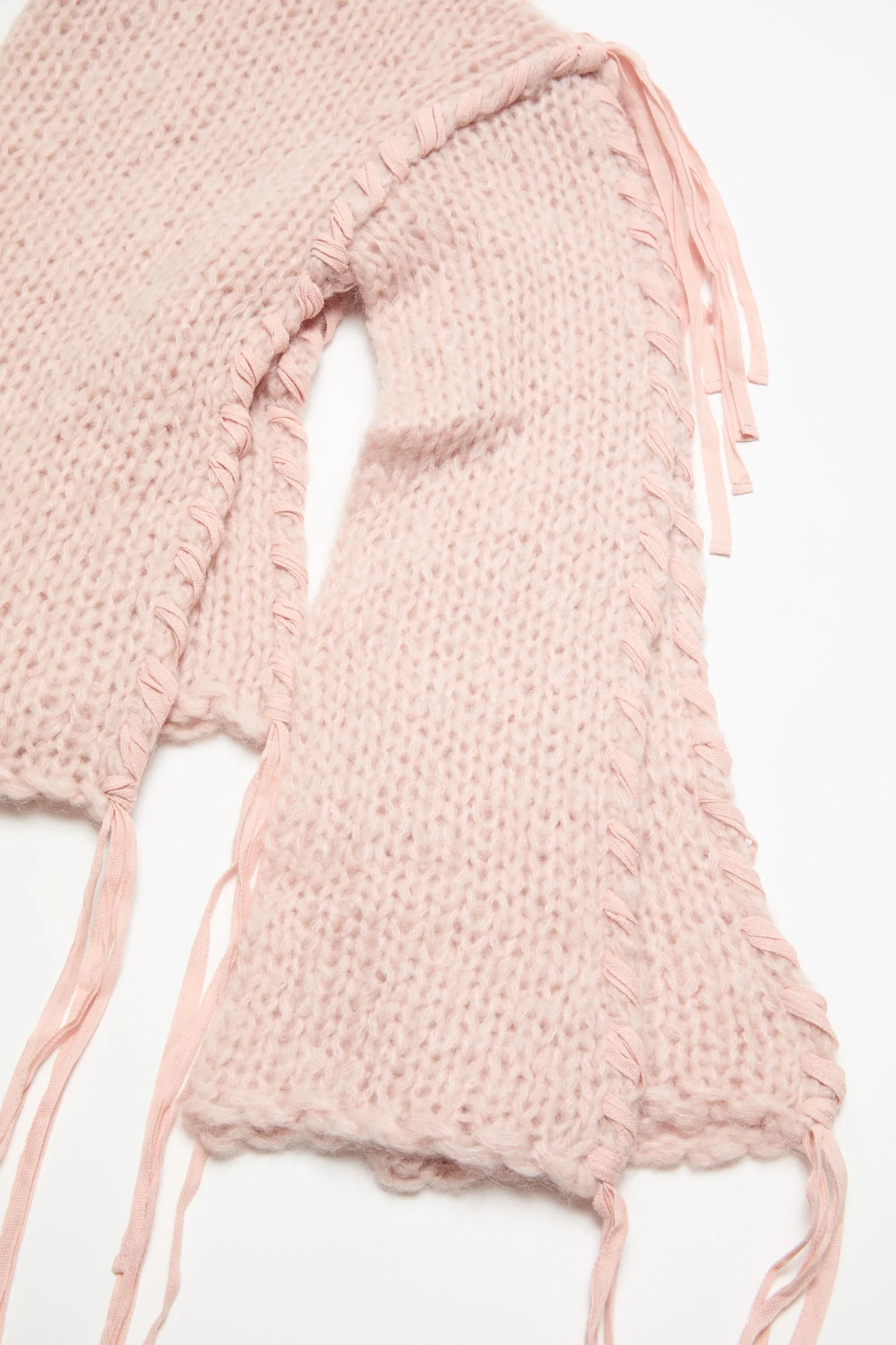 Lacing knit jumper