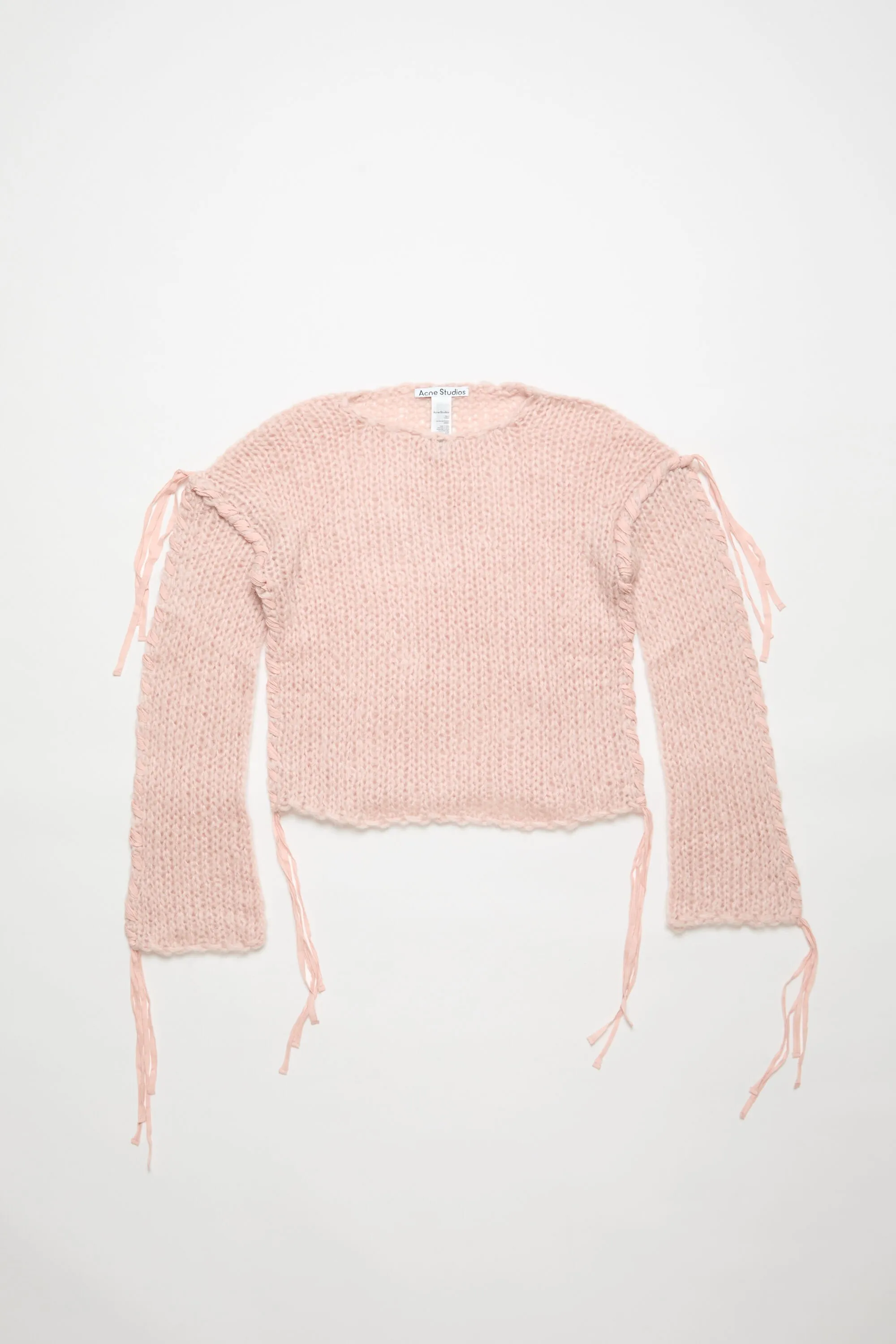 Lacing knit jumper