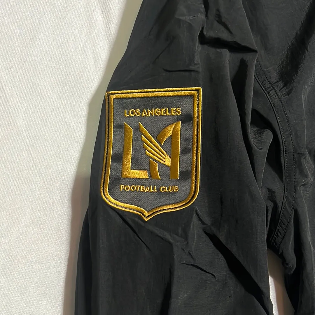 LAFC MLS Mitchell & Ness Nostalgia Co Classic Black Nylon Pullover