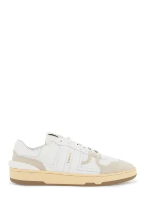 Lanvin    Lanvin Mesh And Leather Clay Sneakers With