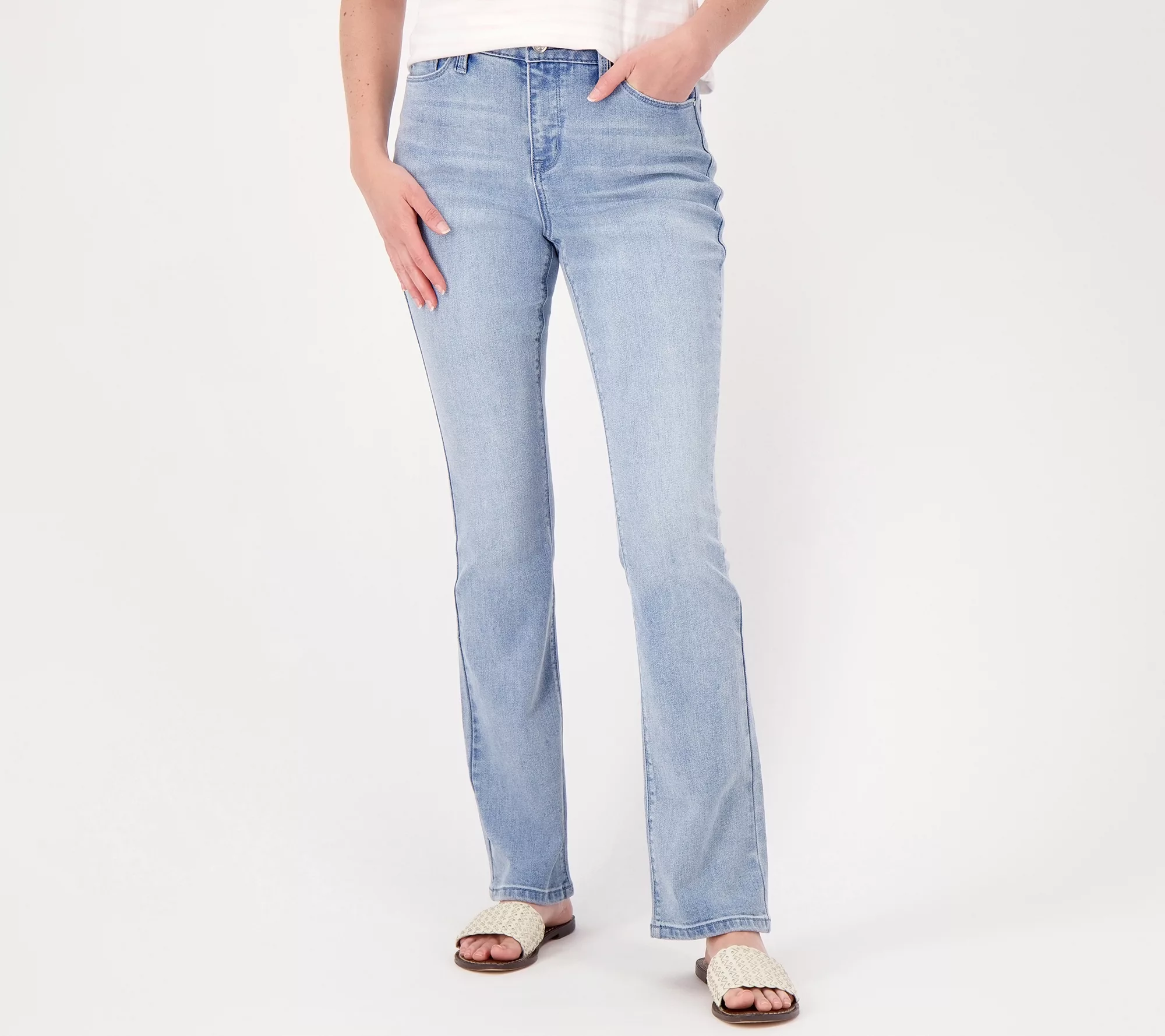 Laurie Felt Petite Forever Denim Baby Bell Jeans