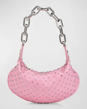 Le 54 Chain Shoulder Bag with Spikes