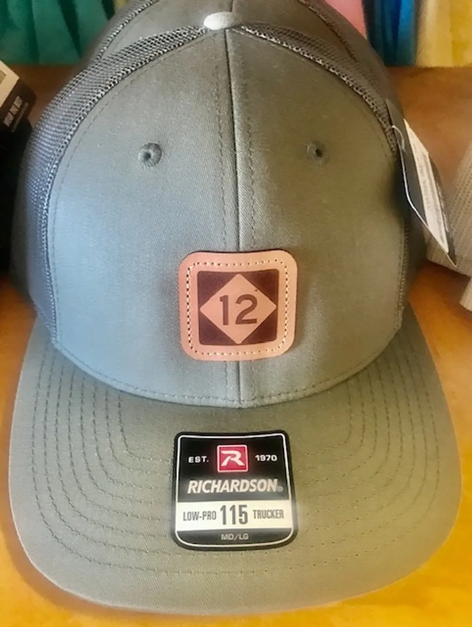 LEATHER PATCH HWY 12 HAT