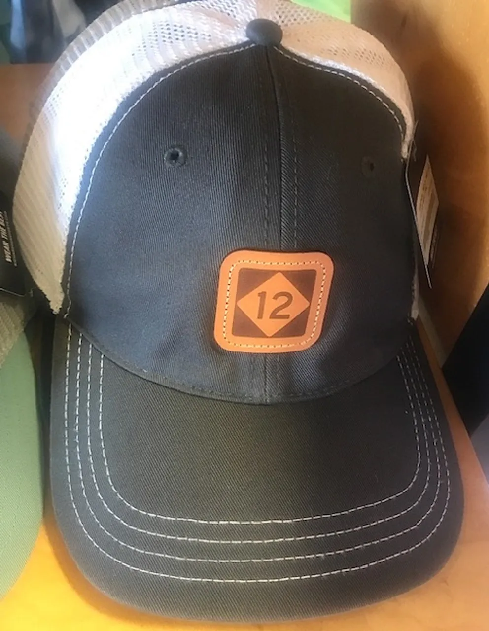 LEATHER PATCH HWY 12 HAT