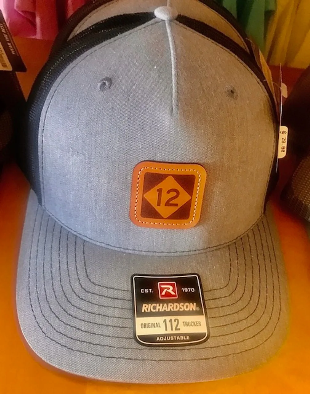 LEATHER PATCH HWY 12 HAT